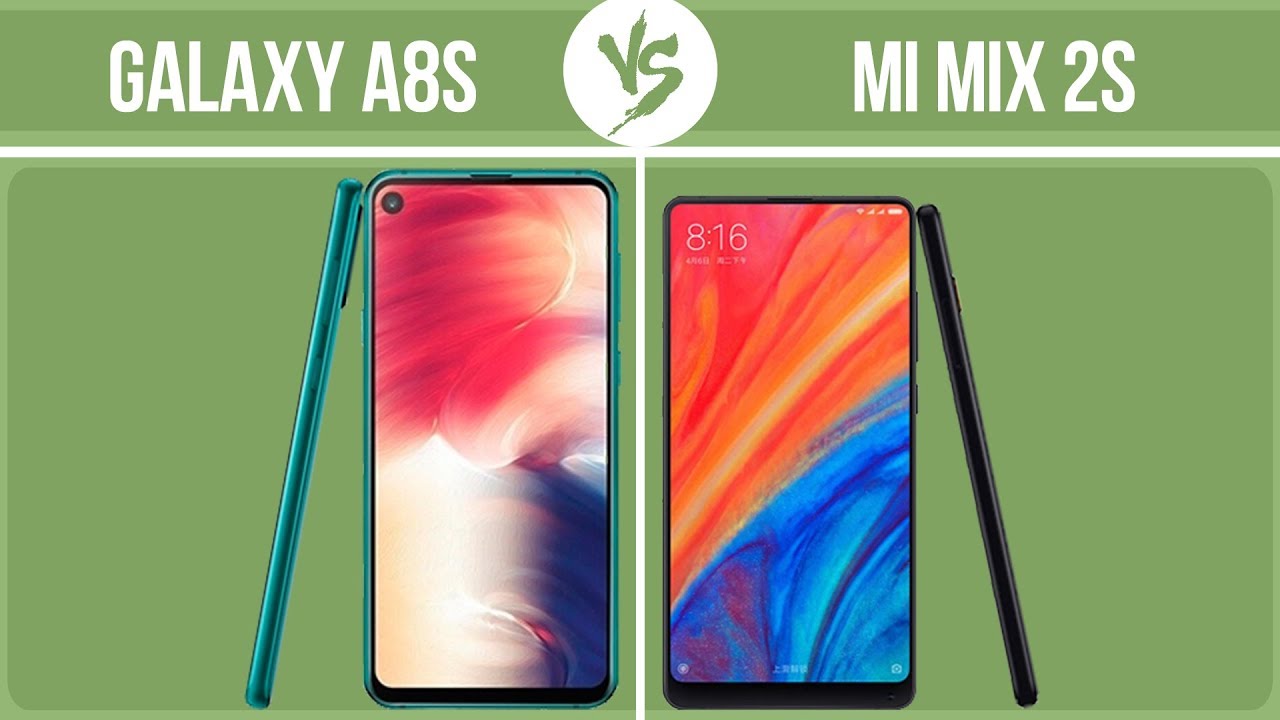 Samsung Galaxy A8s vs Xiaomi Mi Mix 2s ✔️