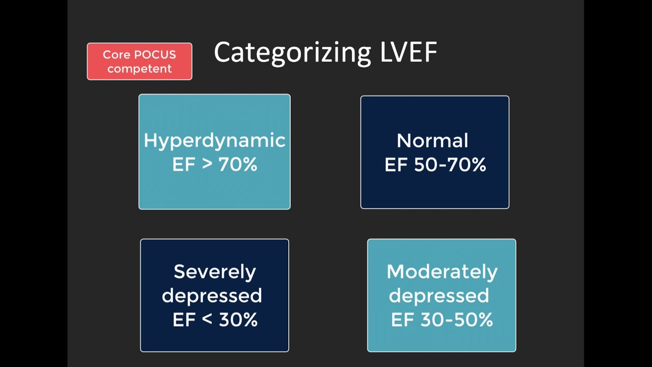 POCUS for LV systolic function