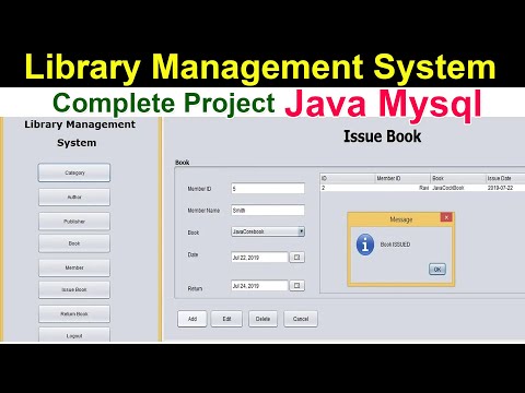 Library Management System in C# and MySQL Database with Full Source ...