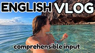 Learn English at the Beach 🏝️ La Paz, Mexico Vlog (Slow English)