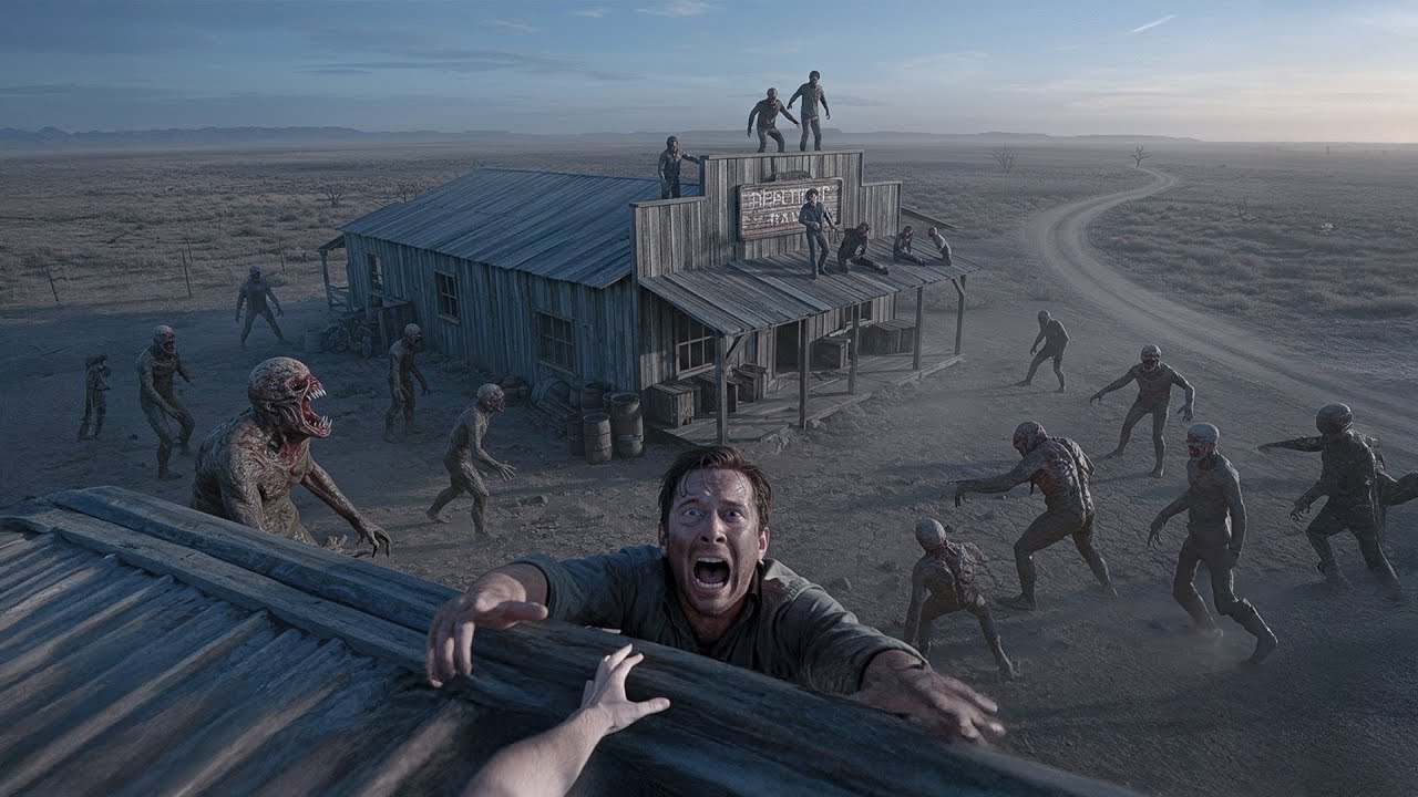 Criaturas Brutais Encurralam Pessoas em um Bar no Deserto, Fazendo-os Sobreviver Até o Nascer do Sol