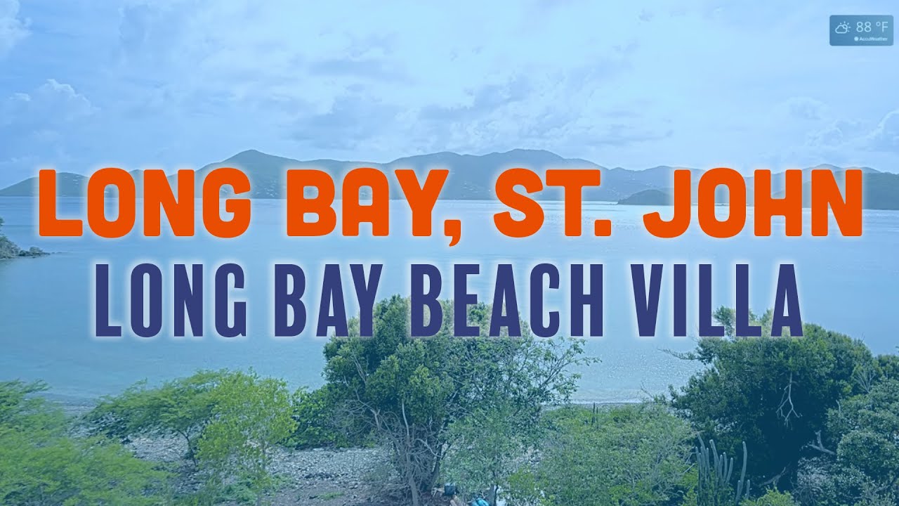 Live webcam view of Long Bay over Coral Bay