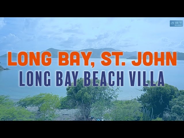 セント・ジョン島 コーラル・ベイ ロング・ベイ・ビーチ