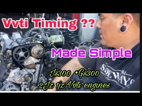 2jz 1jz Vvti Timing DIY Seal Change Timing belt Is300 GS300 Sc300 ect