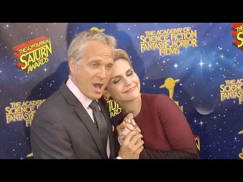 Patrick Fabian & Rhea Seehorn 42nd Annual Saturn Awards Red Carpet #BetterCallSaul