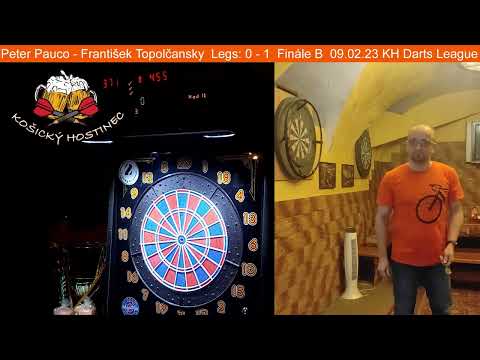 Peter Pauco - František Topolčansky 9.2.2023 (KH Darts League)