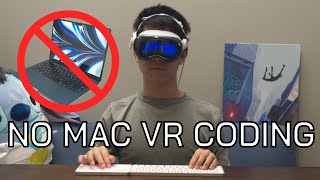 Thumbnail for Coding (a real project) WITHOUT A MAC on Apple Vision Pro!