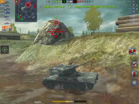 Wot Blitz - AMX 50 B Combinated + 8864 dmg | D3r4ti |