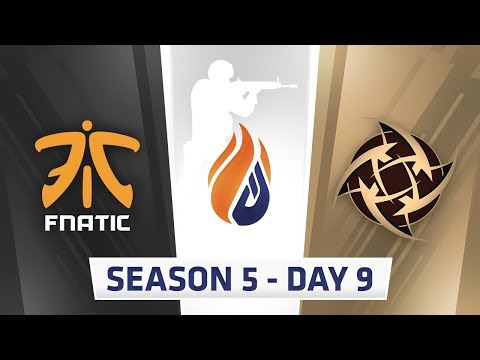 ECS Season 5 Day 9 - Fnatic vs NIP - Mirage