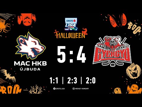 Gólösszefoglaló - EL 72 - MAC HKB Újbuda - Gyergyói Hoki Klub 5:4 20211030