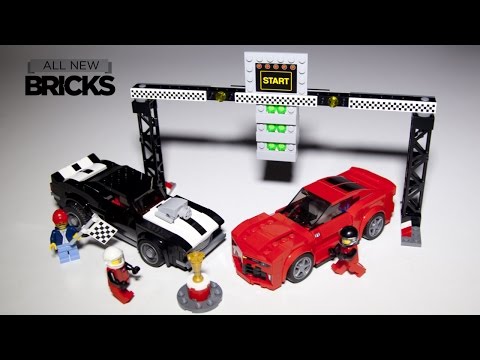 Vidéo LEGO Speed Champions 75874 :  La course des Chevrolet Camaro