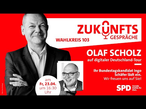 Zukunftsgespräche - Olaf Scholz auf digitaler Deutschland-Tour in Solingen - Remscheid - Wuppertal