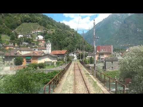 ★ 🇨🇭 Castione-Arbedo - Cama (no longer exists) cab ride [22.6.2012] Switzerland
