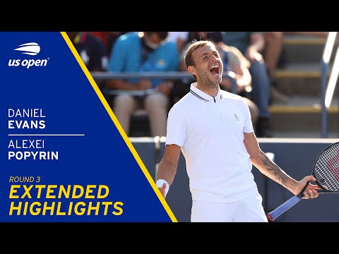 Daniel Evans vs Alexei Popyrin Extended Highlights | 2021 US Open Round 3