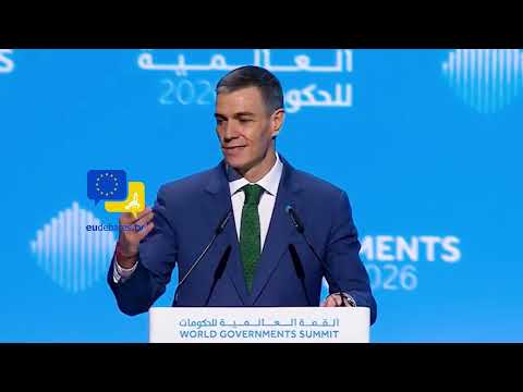 Video Thumbnail: FULL SPEECH! Spain’s PM Pedro Sánchez Declares War on Big Tech! “It Is a Failed State” | WGS 2026