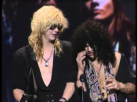 Guns N' Roses Win Heavy Metal Album - AMA 1990