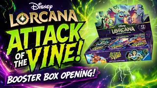 I Opened an ATTACK OF THE VINE Booster Box... 😱 | Disney Lorcana Set 13