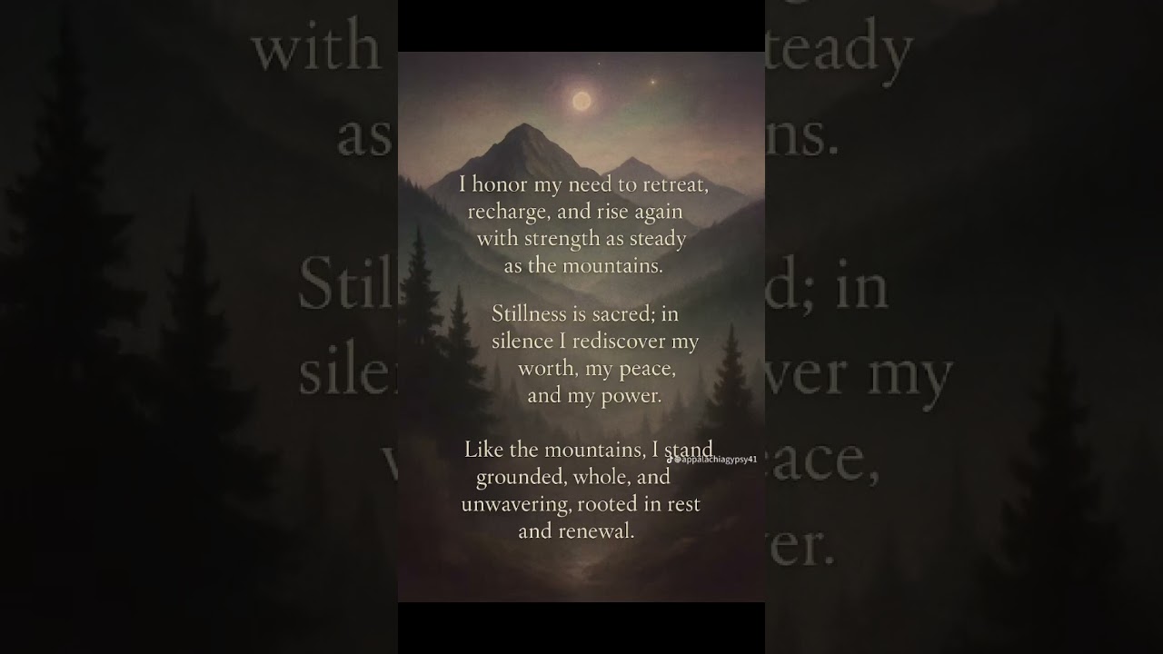 Know YOU are worthy to find time to recharge, rest, hermit and to simply breathe in peace #heal