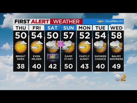 First Alert Forecast: CBS2 12/28 Evening Weather at 6PM