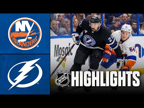 Islanders vs. Lightning | NHL Highlights | December 06, 2025