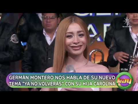 German ft Carolina  Montero en hoy