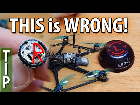 DJI Antennas range not good? WRONG polarization (RHCP vs. LHCP) here on Flywoo Hexplorer