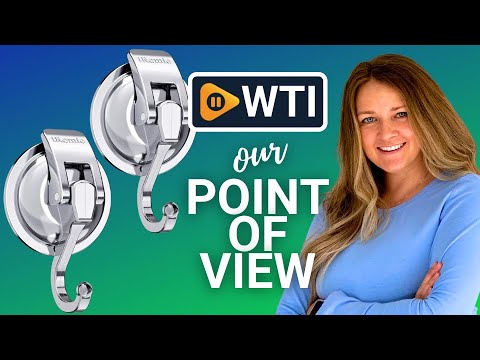 Heavy Duty Vacuum Suction Cup Hooks (2Pack) Specialized for Kitchen&Bathroom&Restroom Organization - WTI product video review