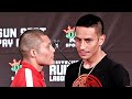 ISAAC CRUZ LOCKS DEATH STARE - REFUSES TO BREAK FACE OFF WITH EDUARDO RAMIREZ AT FINAL PRESSER