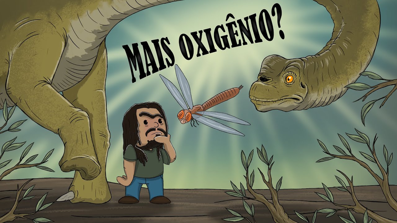 Dinossauros ficaram GIGANTES porque havia mais OXIGÊNIO? (#Pirula 361)