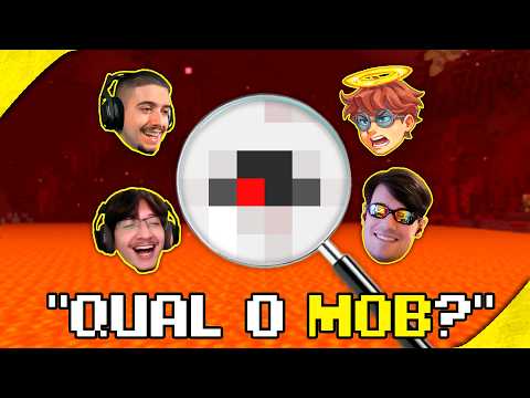 DESAFIO de adivinhar o MOB PELA VISÃO DELE