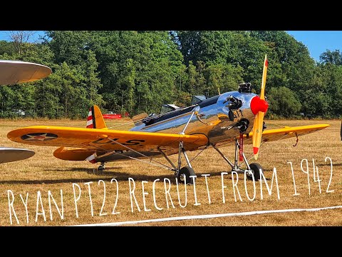 Ryan PT 22 Recruit Rundflug Rheinland Langenfeld Solingen Düsseldorf 4K