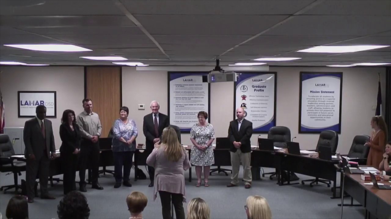 Lamar CISD Board Meeting - May 17, 2018