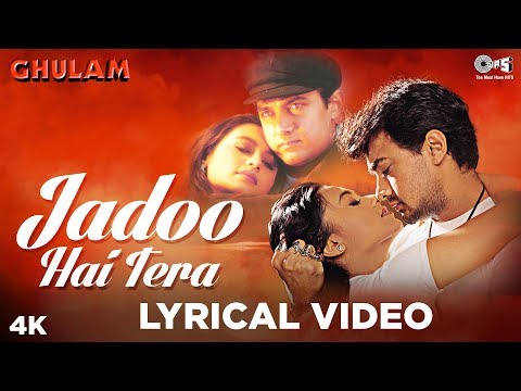 Jadoo Hai Tera [Lyrical ] Ghulam | Aamir Khan & Rani Mukherjee | 90's Most Romantic Songs