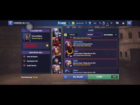 Luna Snow T3 - Stage 59 UWB (Corvus) MARVEL FUTURE FIGHT