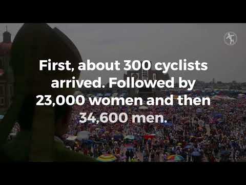 Walking, biking pilgrimage to Our Lady of Guadalupe draws 60,000
