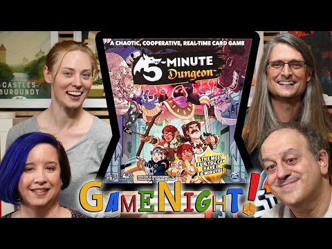 5-Minute Dungeon - GameNight! Se8 Ep7 - How to Play and Playthrough