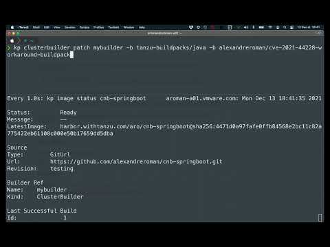 Using Buildpacks to secure container images at scale against Log4Shell CVE-2021-44228