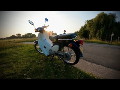 Honda C50 Super Cub - Evening drive