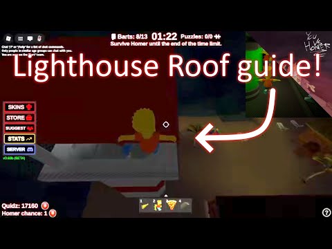 Lighthouse Roof Guide in You VS Homer!