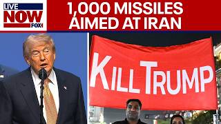 President Trump: "1,000 missiles" aimed at Iran