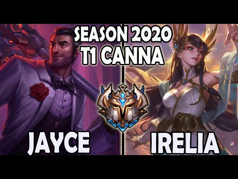 Jayce vs Irelia TOP [ T1 Canna ] Lol Challenger Korea