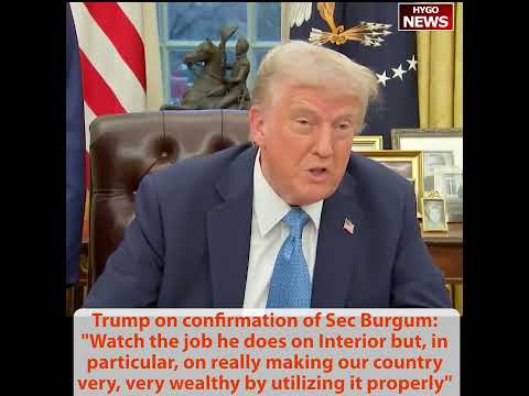 Q: anything China, Canada & Mexico can do tonight to tariffs? Trump: No. Nothing; Sec Burgum