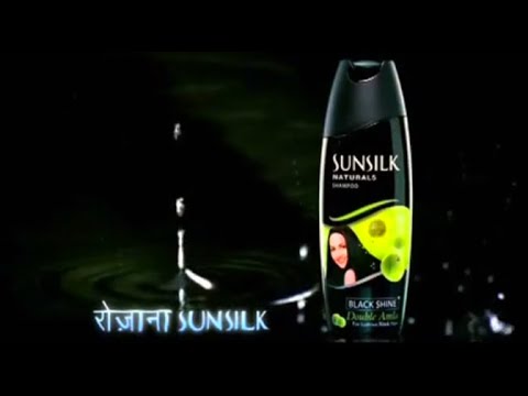 Sunsilk Naturals Black Shine with Double Amla "Pool" 45s - India, 2005