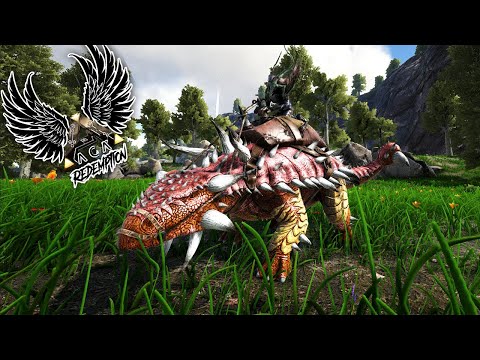 DIA DE TRABALHO PESADO!!! ep.13 - ARK ACA REDEMPTION VOLCANO