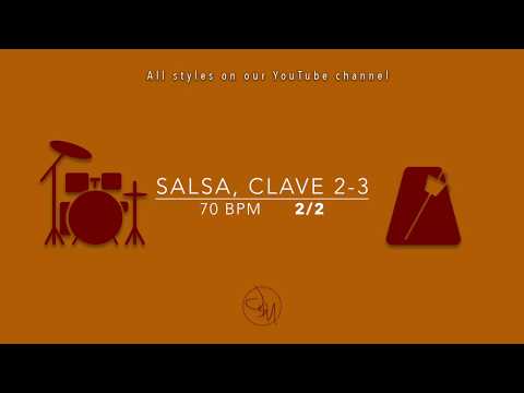 Metronome. Salsa, clave 2-3 70bpm 2:2