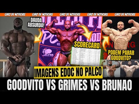 IMAGENS DE EDOC NO PALCO E SCORECARD! GOODVITO VS GRIMES VS BRUNAO QM LEVA? SAMSON DAUDA GIGANTE!
