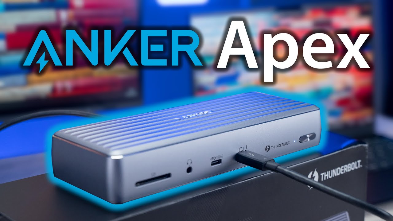 Anker Apex 12-in-1 Thunderbolt 4 Dock - Verwandelt euren Laptop in eine Workstation