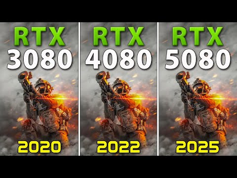 RTX 3080 vs RTX 4080 vs RTX 5080 - Test in 10 Games | 4K + DLSS 4
