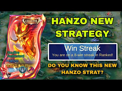 NEW HANZO STRATEGY THAT YOU SHOULD KNOW!!🤫 (hanzo best build and emblem 2026)