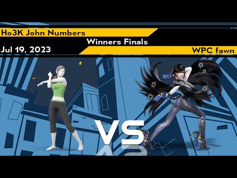Xeno302 WinnersFinals - John Numbers (Wii Fit Trainer) vs fawn (Bayonetta) - Smash Ultimate